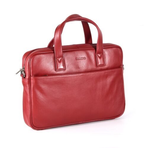Rialto bőr laptoptáska piros RT10050P/Q-05